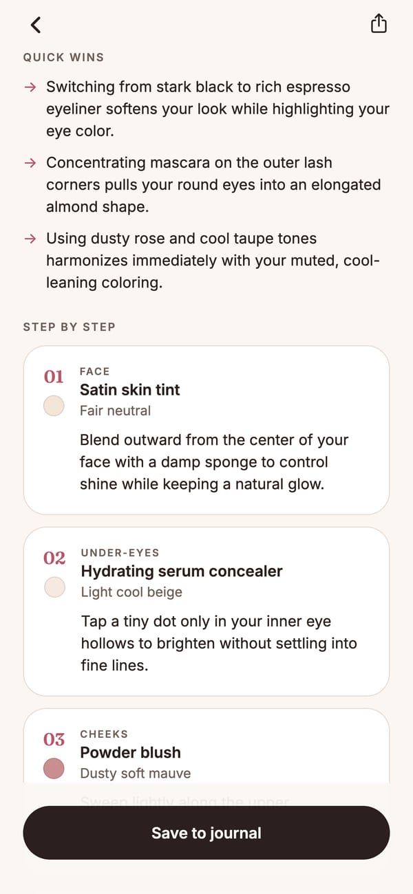 Glow up makeup routine